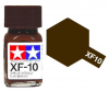 Tamiya XF-10 Flat Brown (80310) Enamel Paint